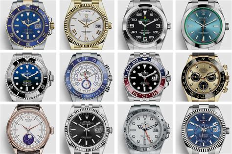 rolex watch models by year